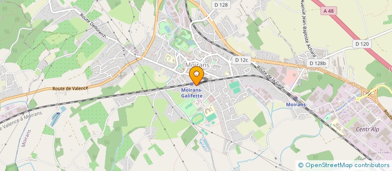 localisation de l'entreprise MONSIEUR ALEXANDRE ERIANI  MOIRANS