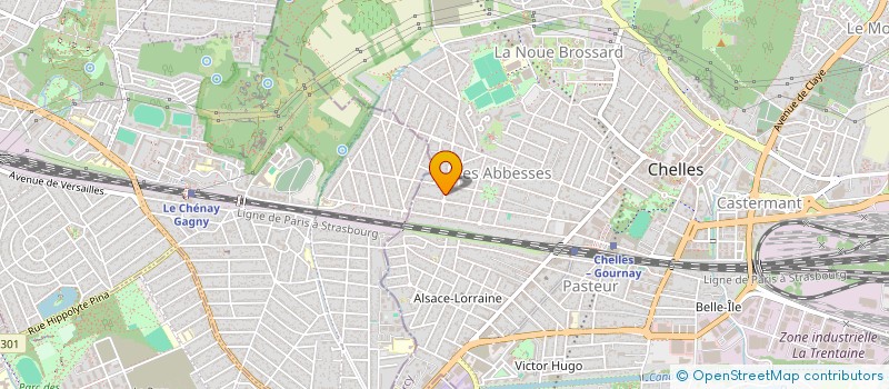 localisation de l'entreprise MONSIEUR ALEXANDRE ERIC FAZEKAS  CHELLES