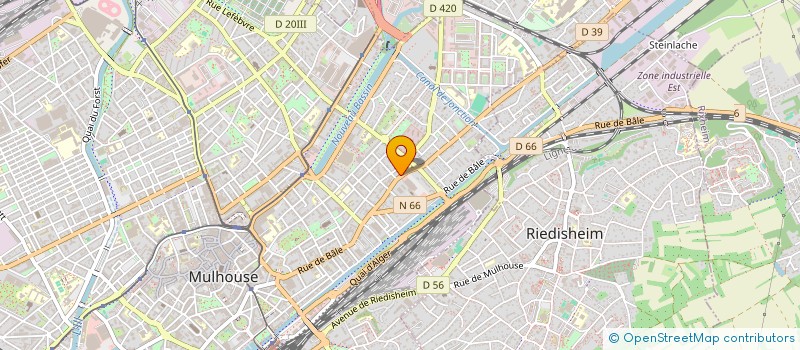 localisation de l'entreprise MONSIEUR ALEXANDRE ERNST  MULHOUSE