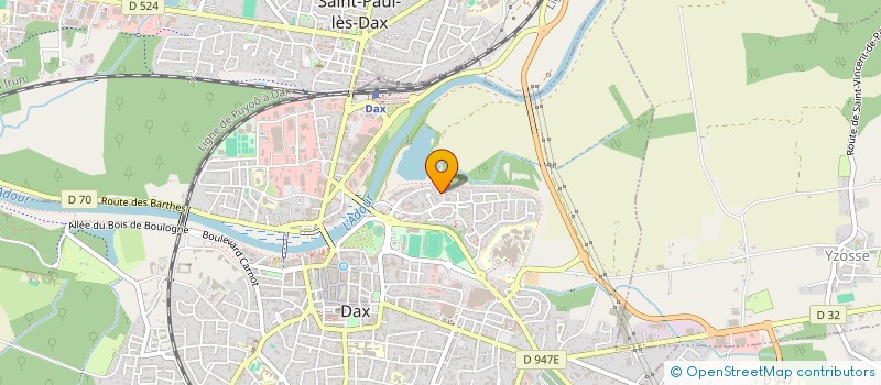 localisation de l'entreprise MONSIEUR ALEXANDRE ESCOFET  DAX