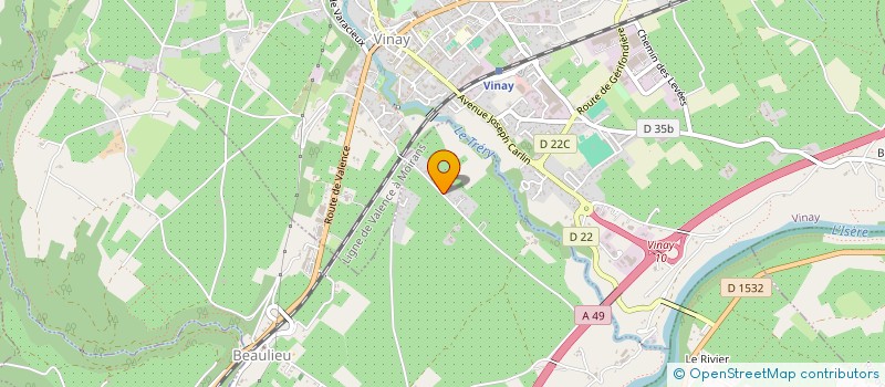 localisation de l'entreprise MONSIEUR ALEXANDRE ESCOFFIER  BEAULIEU