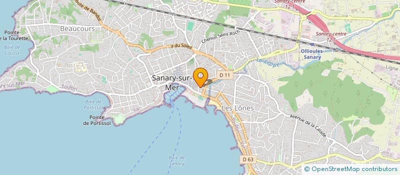 localisation de l'entreprise MONSIEUR ALEXANDRE ESCOUBEYROU à SANARY-SUR-MER