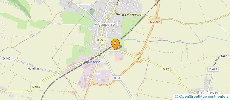 localisation de l'entreprise MONSIEUR ALEXANDRE ESPARCIEUX  AIGUEPERSE