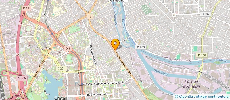 localisation de l'entreprise MONSIEUR ALEXANDRE ESSEMA  CRETEIL