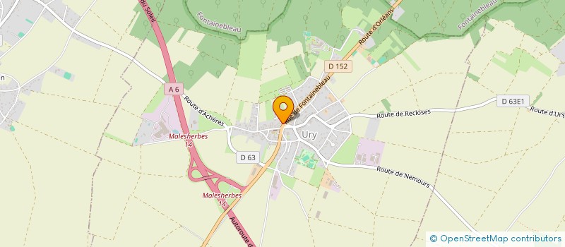 localisation de l'entreprise MONSIEUR ALEXANDRE ESTABEN  URY