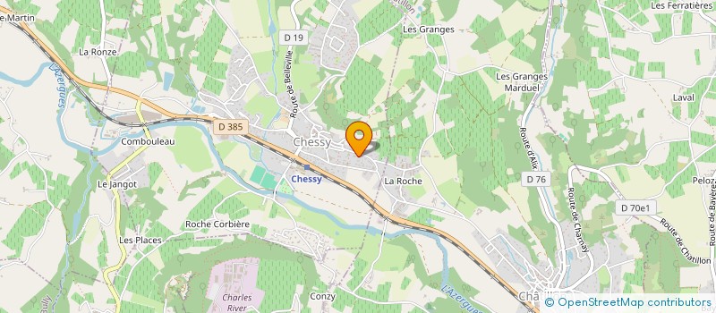 localisation de l'entreprise MONSIEUR ALEXANDRE EUDE  CHARNAY