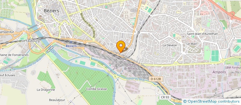 localisation de l'entreprise MONSIEUR ALEXANDRE EUTROPIO à BEZIERS