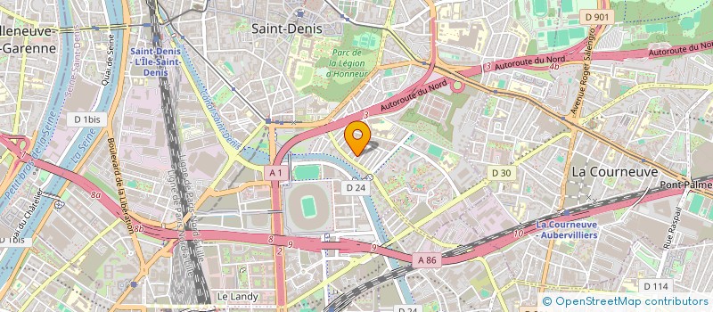 localisation de l'entreprise MONSIEUR ALEXANDRE EVAIN à SAINT-DENIS