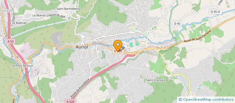 localisation de l'entreprise MONSIEUR ALEXANDRE EYMONY  AURIOL