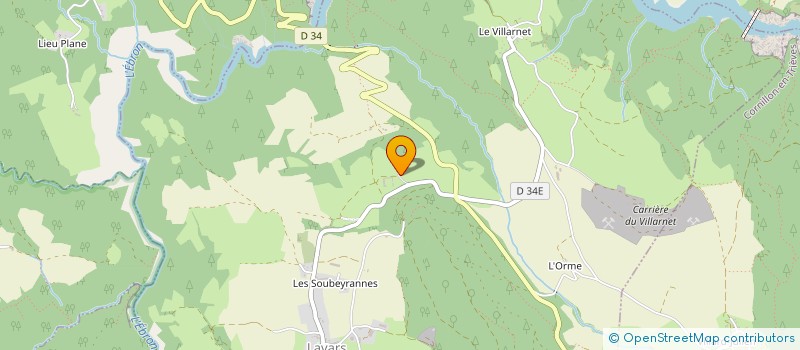 localisation de l'entreprise MONSIEUR ALEXANDRE EYRAUD GRIFFET  LAVARS