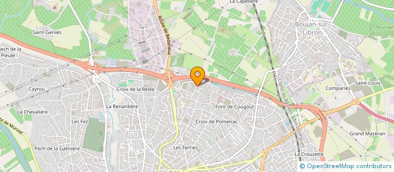 localisation de l'entreprise MONSIEUR ALEXANDRE FABREGA à BEZIERS