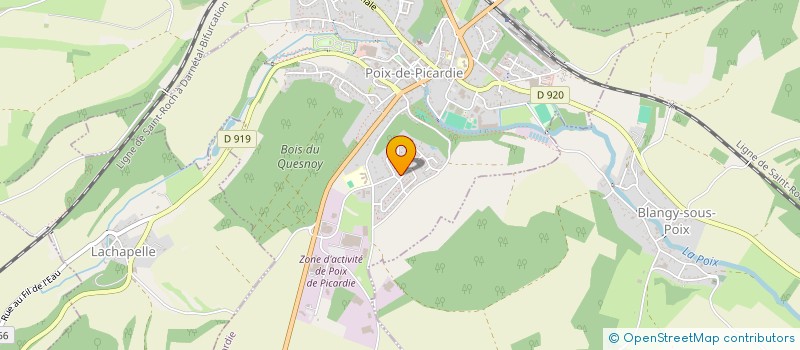 localisation de l'entreprise MONSIEUR ALEXANDRE FACQUIER  POIX-DE-PICARDIE