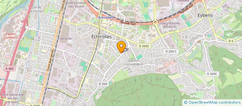 localisation de l'entreprise MONSIEUR ALEXANDRE FAGNIEL à ECHIROLLES