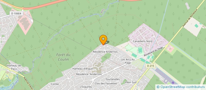 localisation de l'entreprise MONSIEUR ALEXANDRE FAICT  ANDERNOS-LES-BAINS