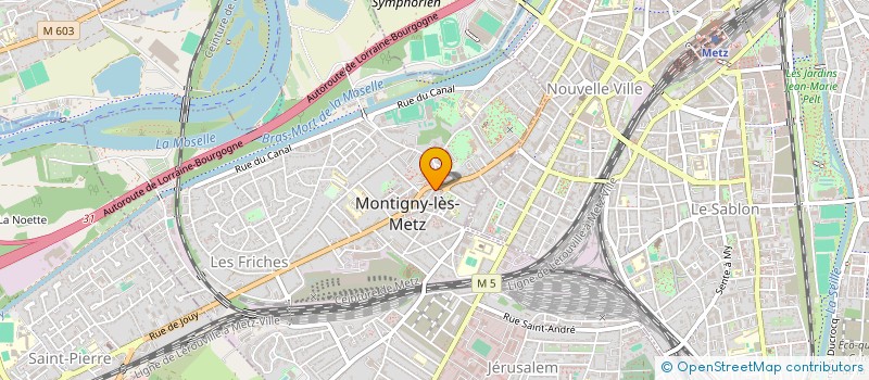 localisation de l'entreprise MONSIEUR ALEXANDRE FAIVRE  MONTIGNY-LES-METZ