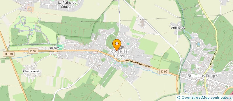 localisation de l'entreprise MONSIEUR ALEXANDRE FANON  FORGES-LES-BAINS