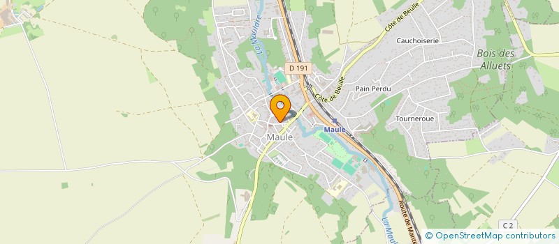 localisation de l'entreprise MONSIEUR ALEXANDRE FARDELLONE  MAULE