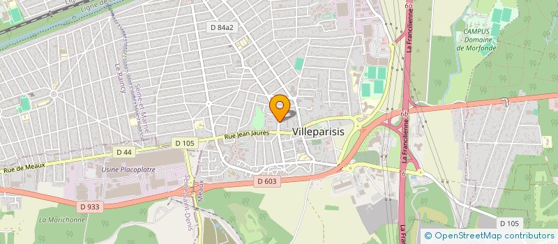 localisation de l'entreprise MONSIEUR ALEXANDRE FARELO  VILLEPARISIS