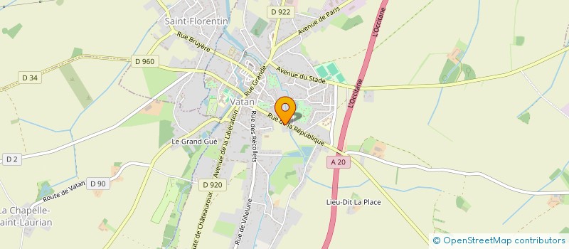 localisation de l'entreprise MONSIEUR ALEXANDRE FARNAULT à VATAN
