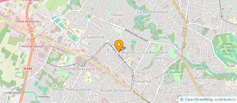 localisation de l'entreprise MONSIEUR ALEXANDRE FASSEL à ORVAULT