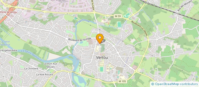 localisation de l'entreprise MONSIEUR ALEXANDRE FATTORE  VERTOU