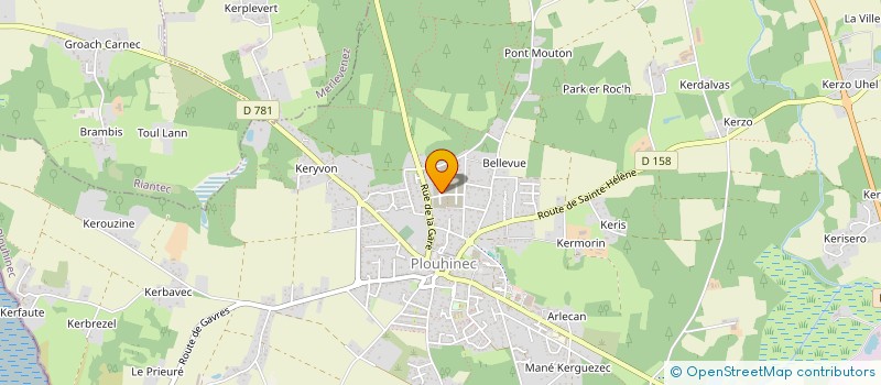 localisation de l'entreprise MONSIEUR ALEXANDRE FAUDOT à PLOUHINEC