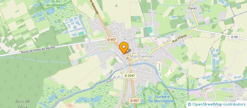 localisation de l'entreprise MONSIEUR ALEXANDRE FAUQUETTE  MARCHIENNES