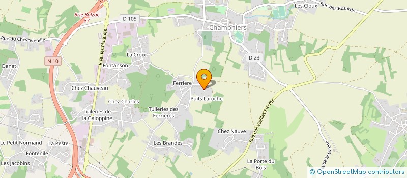 localisation de l'entreprise MONSIEUR ALEXANDRE FAURE à CHAMPNIERS