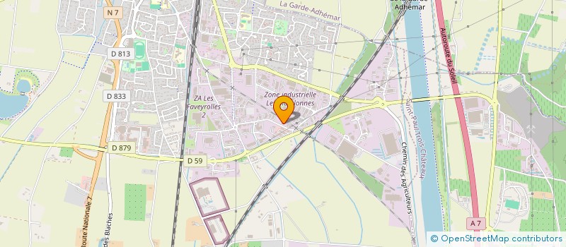 localisation de l'entreprise MONSIEUR ALEXANDRE FAUVERGE  PIERRELATTE