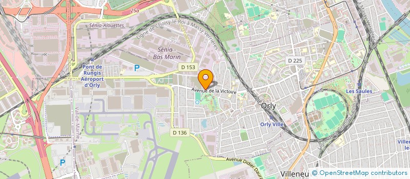 localisation de l'entreprise MONSIEUR ALEXANDRE FAVERO  ORLY