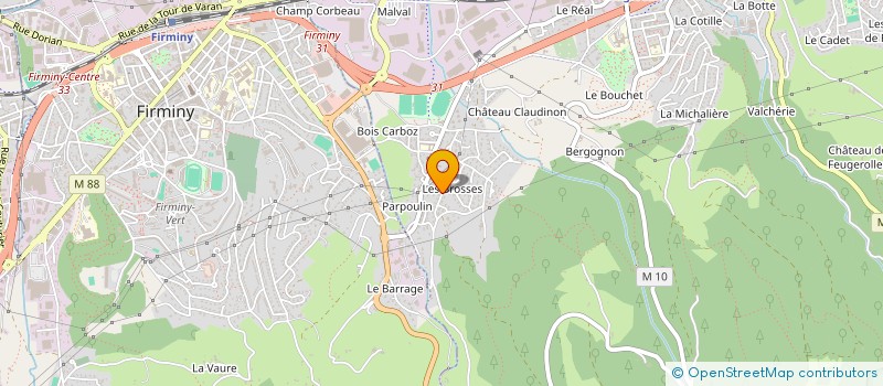 localisation de l'entreprise MONSIEUR ALEXANDRE FAVIER à LE CHAMBON-FEUGEROLLES