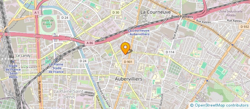 localisation de l'entreprise MONSIEUR ALEXANDRE FECCHIO  AUBERVILLIERS