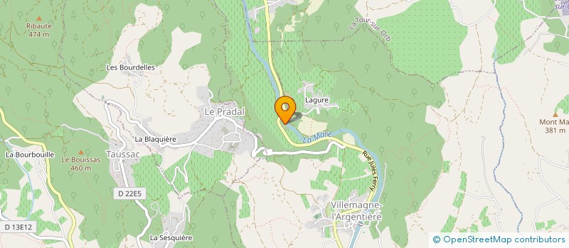 localisation de l'entreprise MONSIEUR ALEXANDRE FECHANT à VILLEMAGNE-L'ARGENTIERE