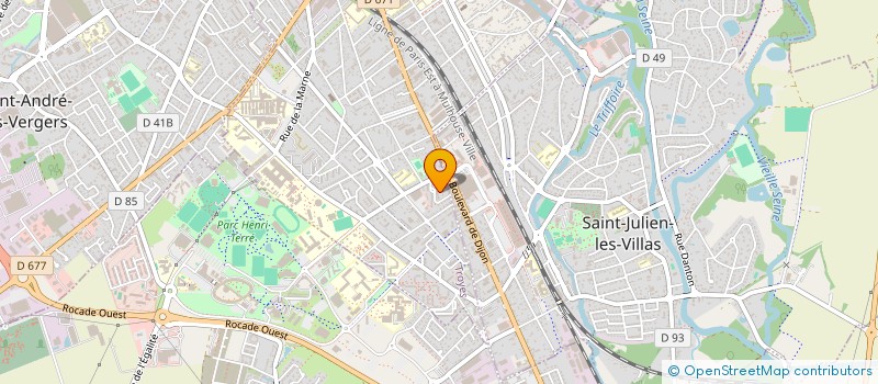 localisation de l'entreprise MONSIEUR ALEXANDRE FELISOT  TROYES