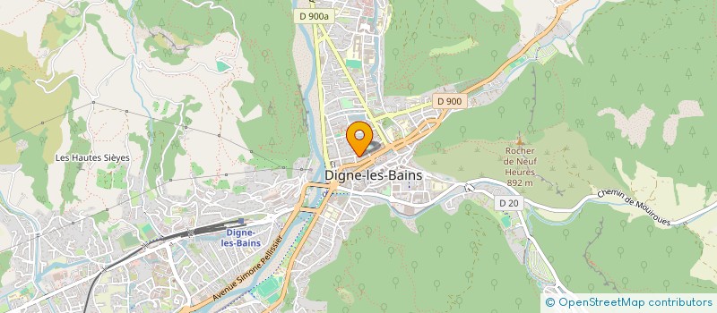 localisation de l'entreprise MONSIEUR ALEXANDRE FERAUD à DIGNE-LES-BAINS