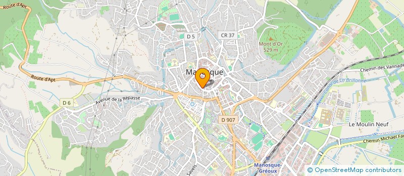 localisation de l'entreprise MONSIEUR ALEXANDRE FERAUD à MANOSQUE