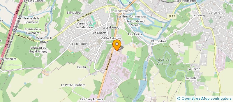 localisation de l'entreprise MONSIEUR ALEXANDRE FERNANDES  VEIGNE