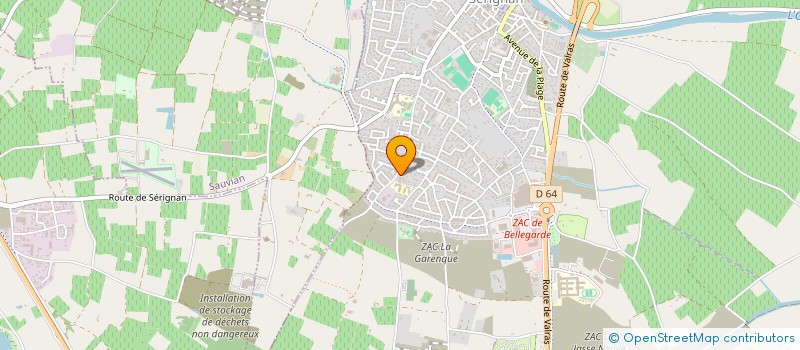 localisation de l'entreprise MONSIEUR ALEXANDRE FERNANDEZ  SERIGNAN