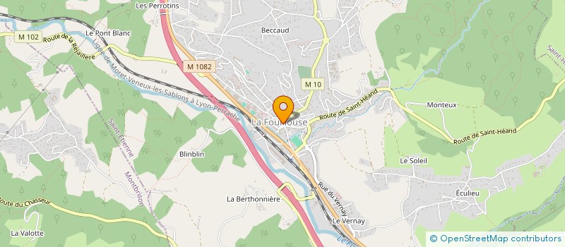 localisation de l'entreprise MONSIEUR ALEXANDRE FERNANDEZ  LA FOUILLOUSE