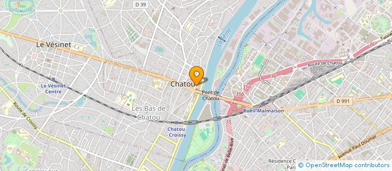 localisation de l'entreprise MONSIEUR ALEXANDRE FERNBACH à CHATOU