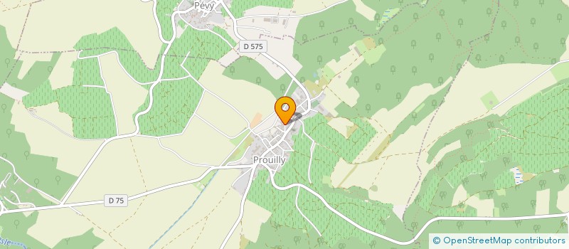 localisation de l'entreprise MONSIEUR ALEXANDRE FERON  PROUILLY