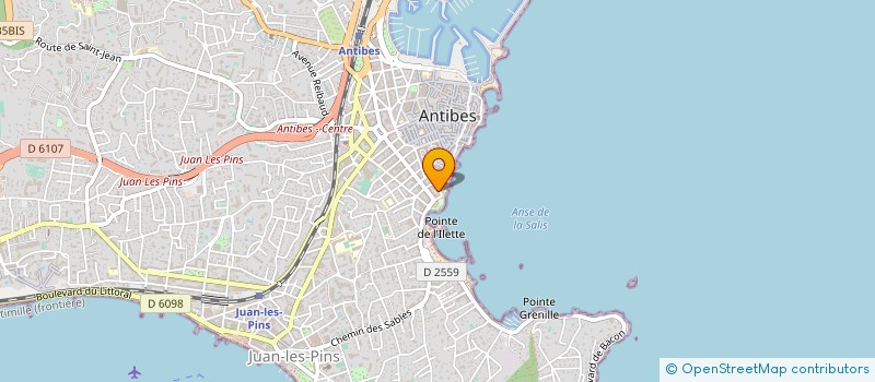 localisation de l'entreprise MONSIEUR ALEXANDRE FERON à ANTIBES