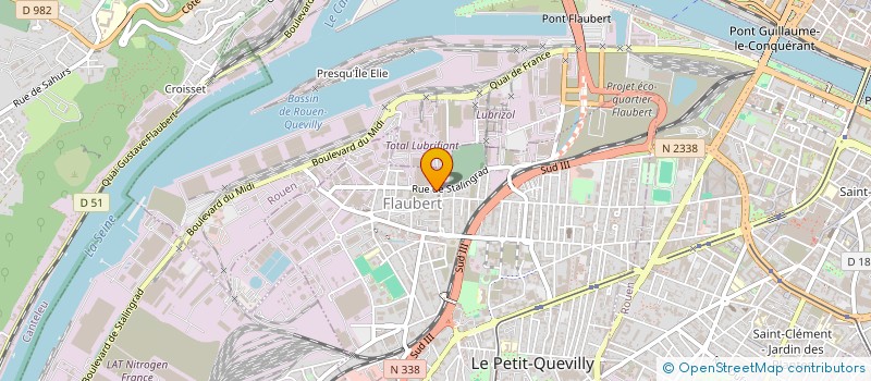 localisation de l'entreprise MONSIEUR ALEXANDRE FERON à LE PETIT-QUEVILLY