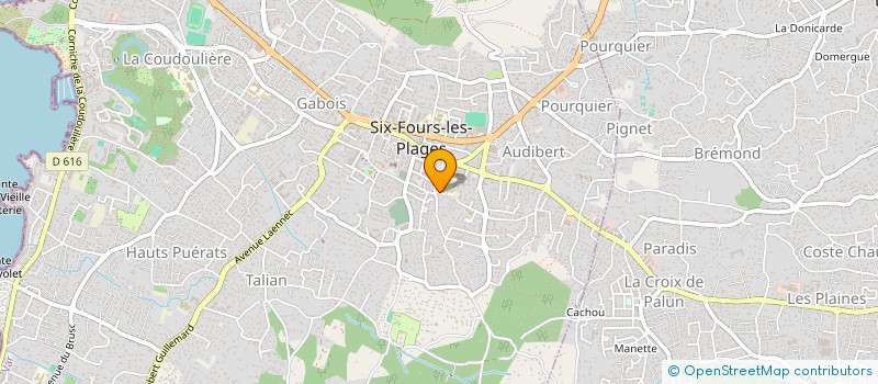 localisation de l'entreprise MONSIEUR ALEXANDRE FERREIRA à SIX-FOURS-LES-PLAGES