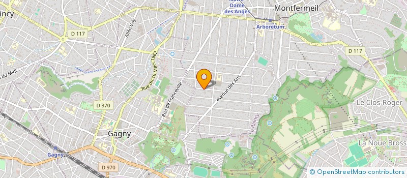 localisation de l'entreprise MONSIEUR ALEXANDRE FERREIRA  MONTFERMEIL