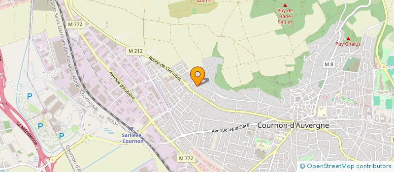 localisation de l'entreprise MONSIEUR ALEXANDRE FERREIRA  COURNON-D'AUVERGNE