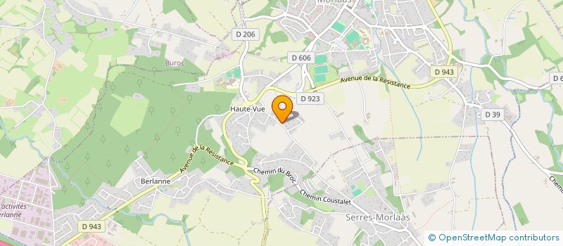 localisation de l'entreprise MONSIEUR ALEXANDRE FERRY  MORLAAS