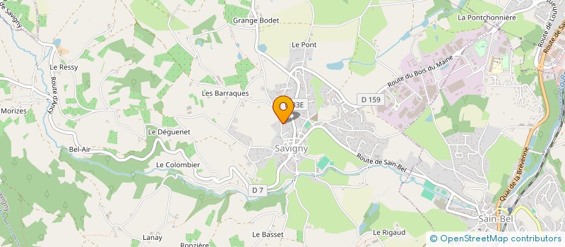 localisation de l'entreprise MONSIEUR ALEXANDRE FEUGEREUX à SAVIGNY