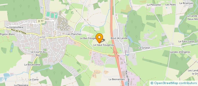 localisation de l'entreprise MONSIEUR ALEXANDRE FEUTELAIS à LAILLE