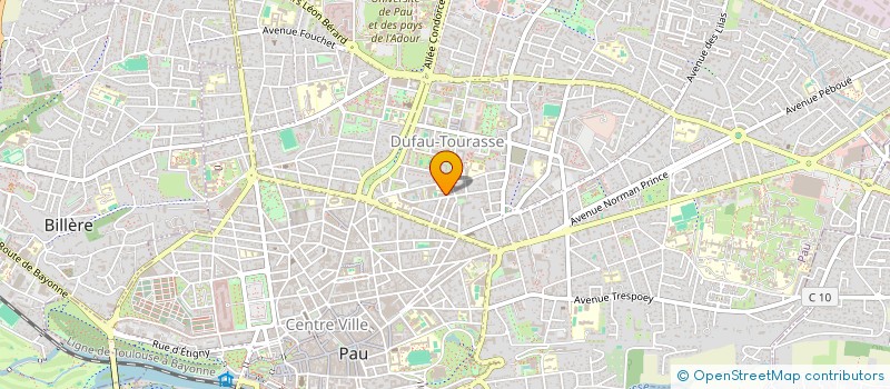 localisation de l'entreprise MONSIEUR ALEXANDRE FIARD à PAU